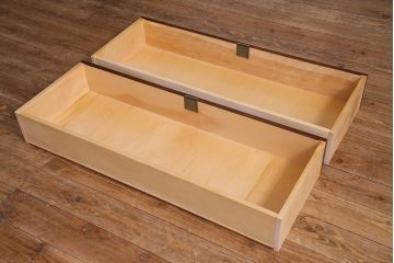 中古　北海道民芸家具　リメイク　落ち着いた雰囲気が魅力のローチェスト(ローボード、リビングボード)(R-037982)