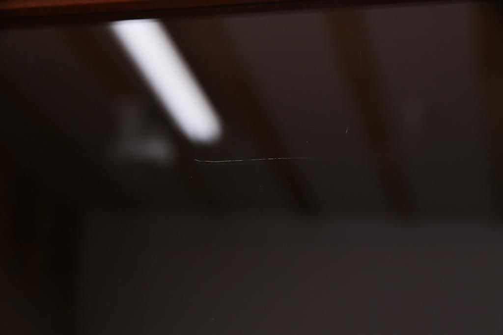 ビンテージ家具　ジャパンビンテージ　チーク材　シンプルモダンなキャビネット(収納棚、戸棚、飾り棚)(R-037987)