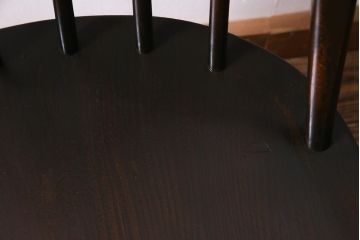 ヴィンテージ家具　イギリスビンテージ　ERCOL(アーコール)　美しく丈夫な作りが魅力的なクエーカーチェア(ダイニングチェア、椅子、ウィンザーチェア、ウインザーチェア)(R-037997)