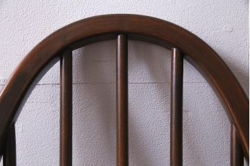 ヴィンテージ家具　イギリスビンテージ　ERCOL(アーコール)　美しく丈夫な作りが魅力的なクエーカーチェア(ダイニングチェア、椅子、ウィンザーチェア、ウインザーチェア)(R-037998)