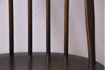 ヴィンテージ家具　イギリスビンテージ　ERCOL(アーコール)　美しく丈夫な作りが魅力的なクエーカーチェア(ダイニングチェア、椅子、ウィンザーチェア、ウインザーチェア)(R-037998)
