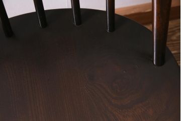 ヴィンテージ家具　イギリスビンテージ　ERCOL(アーコール)　美しく丈夫な作りが魅力的なクエーカーチェア(ダイニングチェア、椅子、ウィンザーチェア、ウインザーチェア)(R-037999)