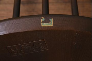 ヴィンテージ家具　イギリスビンテージ　ERCOL(アーコール)　美しく丈夫な作りが魅力的なクエーカーチェア(ダイニングチェア、椅子、ウィンザーチェア、ウインザーチェア)(R-037999)