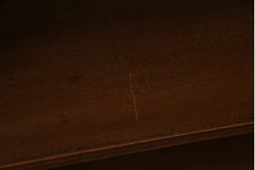 レトロ家具　昭和初期　落ち着いた雰囲気が魅力の楔(くさび)式オープンラック(本棚、飾り棚、収納棚)(R-038000)
