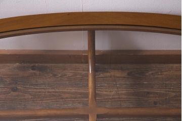 ヴィンテージ家具　Stonehill(ストーンヒル)　ガラストップのオーバル型センターテーブル(コーヒーテーブル、リビングテーブル、ビンテージ)(R-038027)