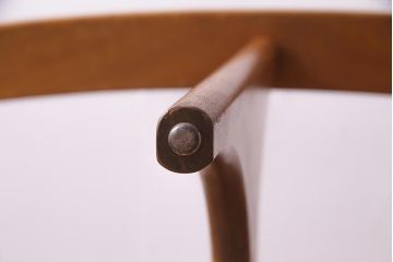 ヴィンテージ家具　Stonehill(ストーンヒル)　ガラストップのオーバル型センターテーブル(コーヒーテーブル、リビングテーブル、ビンテージ)(R-038027)