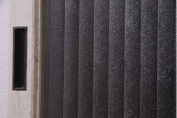 アンティーク家具　昭和中期　ナチュラルインテリアにぴったりなペイントガラス戸2枚セット(引き戸、建具)(R-038028)