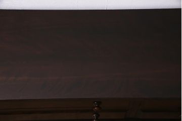 中古　北海道民芸家具　気品漂うベンチチェスト(ローボード、テレビボード)(定価18万円)(R-038032)