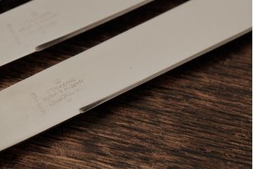 アンティーク雑貨　イギリスビンテージ　Mappin&Webb(マッピン&ウエッブ)　シルバープレート　フォーク・ナイフ3セット(R-038034)