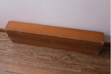 レトロ雑貨　昭和レトロ　特大サイズの積み木【薄い長方形・特大】(飾り台、ディスプレイ雑貨)(R-038056)