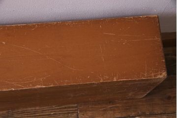 レトロ雑貨　昭和レトロ　特大サイズの積み木【薄い長方形・特大】(飾り台、ディスプレイ雑貨)(R-038056)