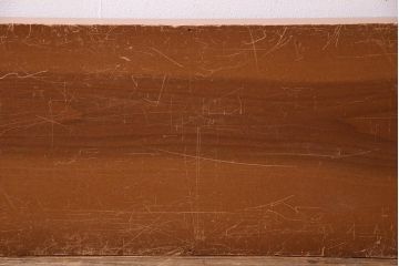 レトロ雑貨　昭和レトロ　特大サイズの積み木【薄い長方形・特大】(飾り台、ディスプレイ雑貨)(R-038056)