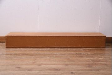 レトロ雑貨　昭和レトロ　特大サイズの積み木【薄い長方形・特大】(飾り台、ディスプレイ雑貨)(R-038057)