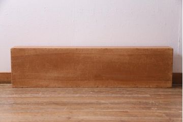 レトロ雑貨　昭和レトロ　特大サイズの積み木【薄い長方形・特大】(飾り台、ディスプレイ雑貨)(R-038058)