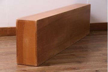 レトロ雑貨　昭和レトロ　特大サイズの積み木【薄い長方形・特大】(飾り台、ディスプレイ雑貨)(R-038058)