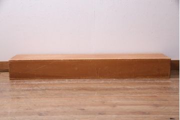 レトロ雑貨　昭和レトロ　特大サイズの積み木【薄い長方形・特大】(飾り台、ディスプレイ雑貨)(R-038058)