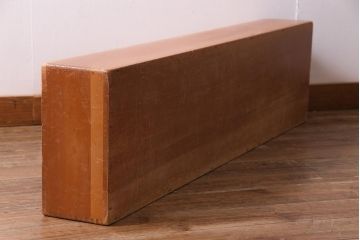 レトロ雑貨　昭和レトロ　特大サイズの積み木【薄い長方形・特大】(飾り台、ディスプレイ雑貨)(R-038059)