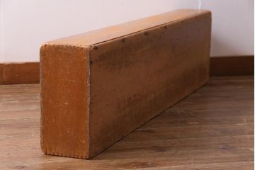 レトロ雑貨　昭和レトロ　特大サイズの積み木【薄い長方形・特大】(飾り台、ディスプレイ雑貨)(R-038061)