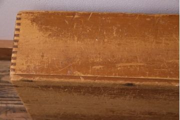 レトロ雑貨　昭和レトロ　特大サイズの積み木【薄い長方形・特大】(飾り台、ディスプレイ雑貨)(R-038061)