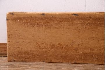 レトロ雑貨　昭和レトロ　特大サイズの積み木【薄い長方形・特大】(飾り台、ディスプレイ雑貨)(R-038061)