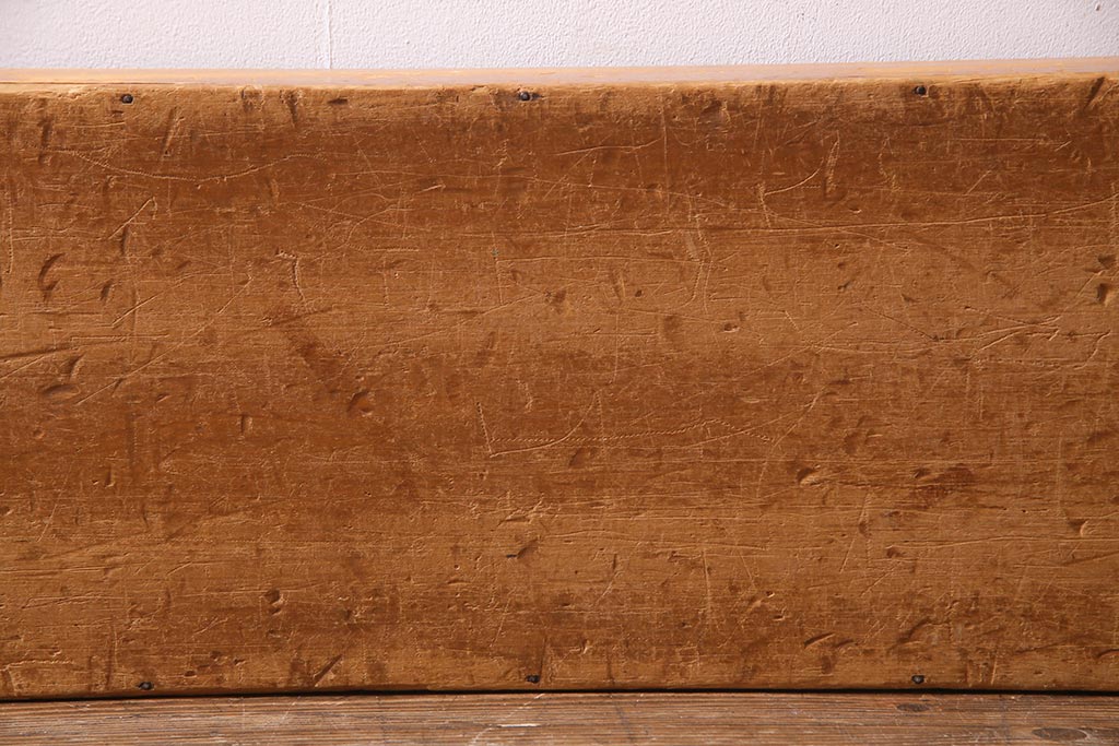 レトロ雑貨　昭和レトロ　特大サイズの積み木【薄い長方形・特大】(飾り台、ディスプレイ雑貨)(R-038061)