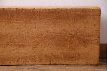 レトロ雑貨　昭和レトロ　特大サイズの積み木【薄い長方形・特大】(飾り台、ディスプレイ雑貨)(R-038061)