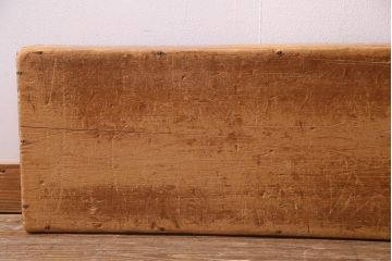 レトロ雑貨　昭和レトロ　特大サイズの積み木【薄い長方形・特大】(飾り台、ディスプレイ雑貨)(R-038062)