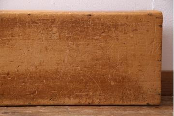 レトロ雑貨　昭和レトロ　特大サイズの積み木【薄い長方形・特大】(飾り台、ディスプレイ雑貨)(R-038062)