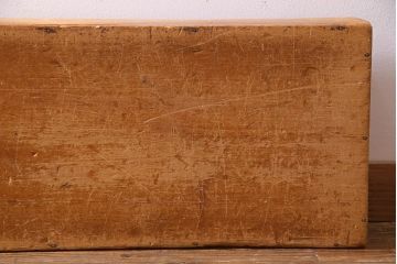 レトロ雑貨　昭和レトロ　特大サイズの積み木【薄い長方形・特大】(飾り台、ディスプレイ雑貨)(R-038062)