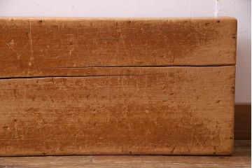 レトロ雑貨　昭和レトロ　特大サイズの積み木【薄い長方形・特大】(飾り台、ディスプレイ雑貨)(R-038063)