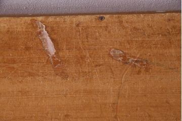 レトロ雑貨　昭和レトロ　特大サイズの積み木【薄い長方形・特大】(飾り台、ディスプレイ雑貨)(R-038063)