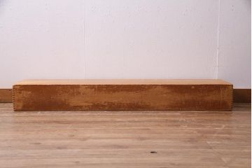 レトロ雑貨　昭和レトロ　特大サイズの積み木【薄い長方形・特大】(飾り台、ディスプレイ雑貨)(R-038063)