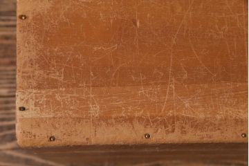 レトロ雑貨　昭和レトロ　キューブ型の大きな積み木【立方体・大】(飾り台、ディスプレイ雑貨)(R-038066)