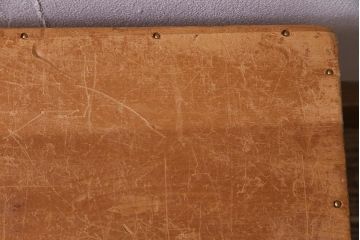 レトロ雑貨　昭和レトロ　キューブ型の大きな積み木【立方体・大】(飾り台、ディスプレイ雑貨)(R-038066)