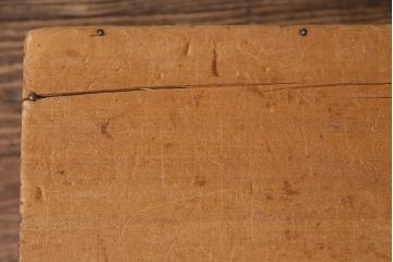 レトロ雑貨　昭和レトロ　キューブ型の大きな積み木【立方体・大】(飾り台、ディスプレイ雑貨)(R-038068)