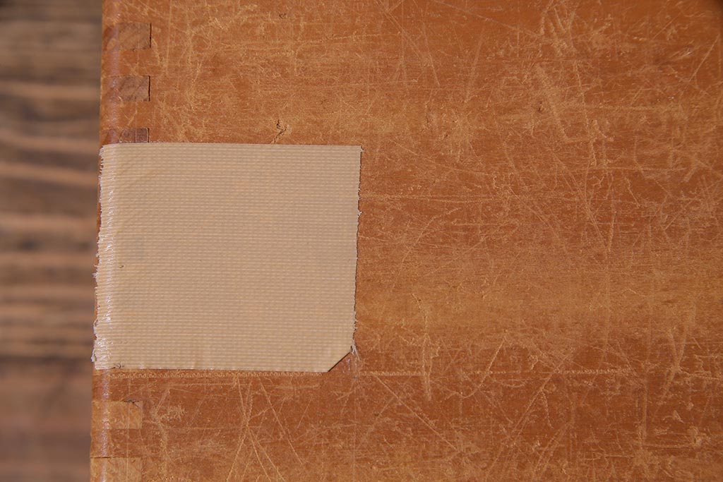 レトロ雑貨　昭和レトロ　キューブ型の大きな積み木【立方体・大】(飾り台、ディスプレイ雑貨)(R-038069)