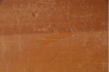 レトロ雑貨　昭和レトロ　キューブ型の大きな積み木【立方体・大】(飾り台、ディスプレイ雑貨)(R-038069)