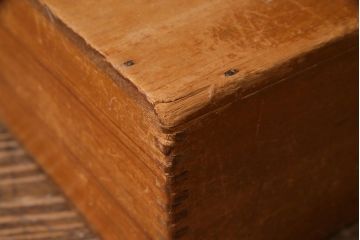 レトロ雑貨　昭和レトロ　大きな積み木セット【正方形・大/2ヶ組】(ディスプレイ雑貨、飾り台)(R-038070)