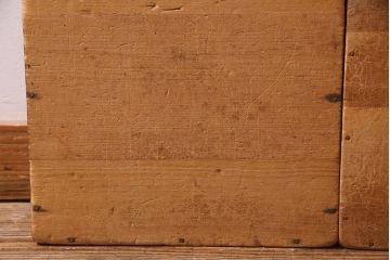 レトロ雑貨　昭和レトロ　大きな積み木セット【正方形・大/2ヶ組】(ディスプレイ雑貨、飾り台)(R-038071)