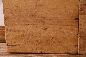 レトロ雑貨　昭和レトロ　大きな積み木セット【正方形・大/2ヶ組】(ディスプレイ雑貨、飾り台)(R-038071)