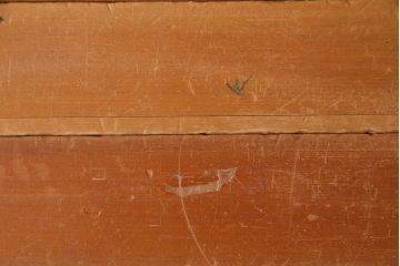 レトロ雑貨　昭和レトロ　大きな積み木セット【うすい長方形・大/4ヶ組】(飾り台、ディスプレイ雑貨)(R-038072)