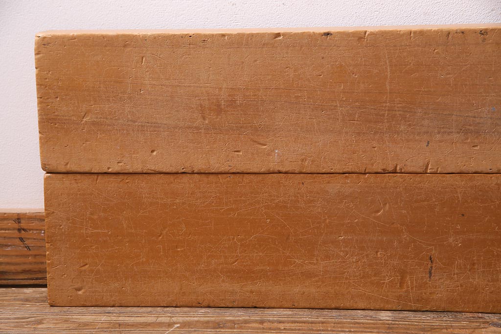 レトロ雑貨　昭和レトロ　大きな積み木セット【うすい長方形・大/4ヶ組】(飾り台、ディスプレイ雑貨)(R-038072)