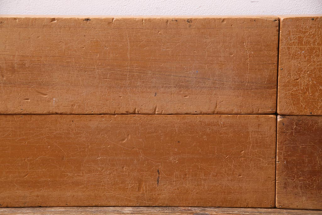 レトロ雑貨　昭和レトロ　大きな積み木セット【うすい長方形・大/4ヶ組】(飾り台、ディスプレイ雑貨)(R-038072)