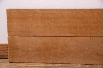 レトロ雑貨　昭和レトロ　大きな積み木セット【うすい長方形・大/4ヶ組】(飾り台、ディスプレイ雑貨)(R-038072)