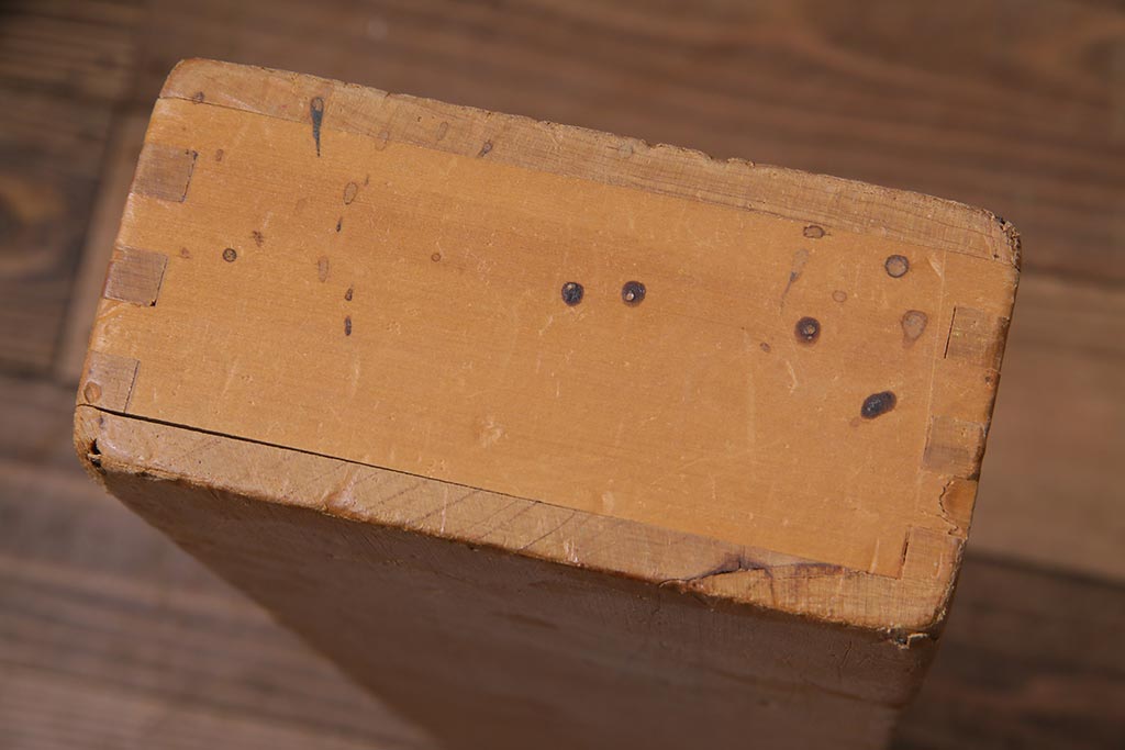 レトロ雑貨　昭和レトロ　大きな積み木セット【うすい長方形・大/4ヶ組】(飾り台、ディスプレイ雑貨)(R-038072)