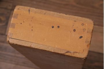 レトロ雑貨　昭和レトロ　大きな積み木セット【うすい長方形・大/4ヶ組】(飾り台、ディスプレイ雑貨)(R-038072)