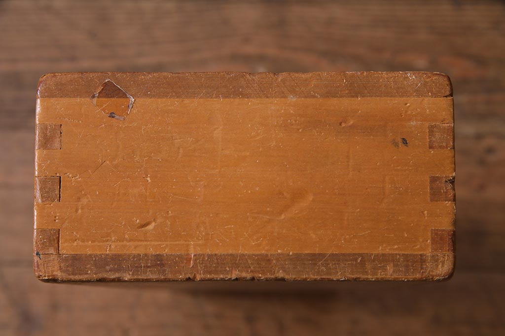 レトロ雑貨　昭和レトロ　大きな積み木セット【うすい長方形・大/4ヶ組】(飾り台、ディスプレイ雑貨)(R-038072)