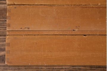 レトロ雑貨　昭和レトロ　大きな積み木セット【うすい長方形・大/4ヶ組】(飾り台、ディスプレイ雑貨)(R-038073)