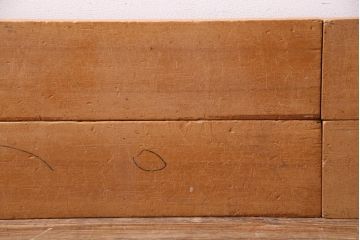 レトロ雑貨　昭和レトロ　大きな積み木セット【うすい長方形・大/4ヶ組】(飾り台、ディスプレイ雑貨)(R-038073)