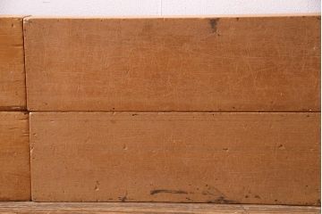 レトロ雑貨　昭和レトロ　大きな積み木セット【うすい長方形・大/4ヶ組】(飾り台、ディスプレイ雑貨)(R-038073)